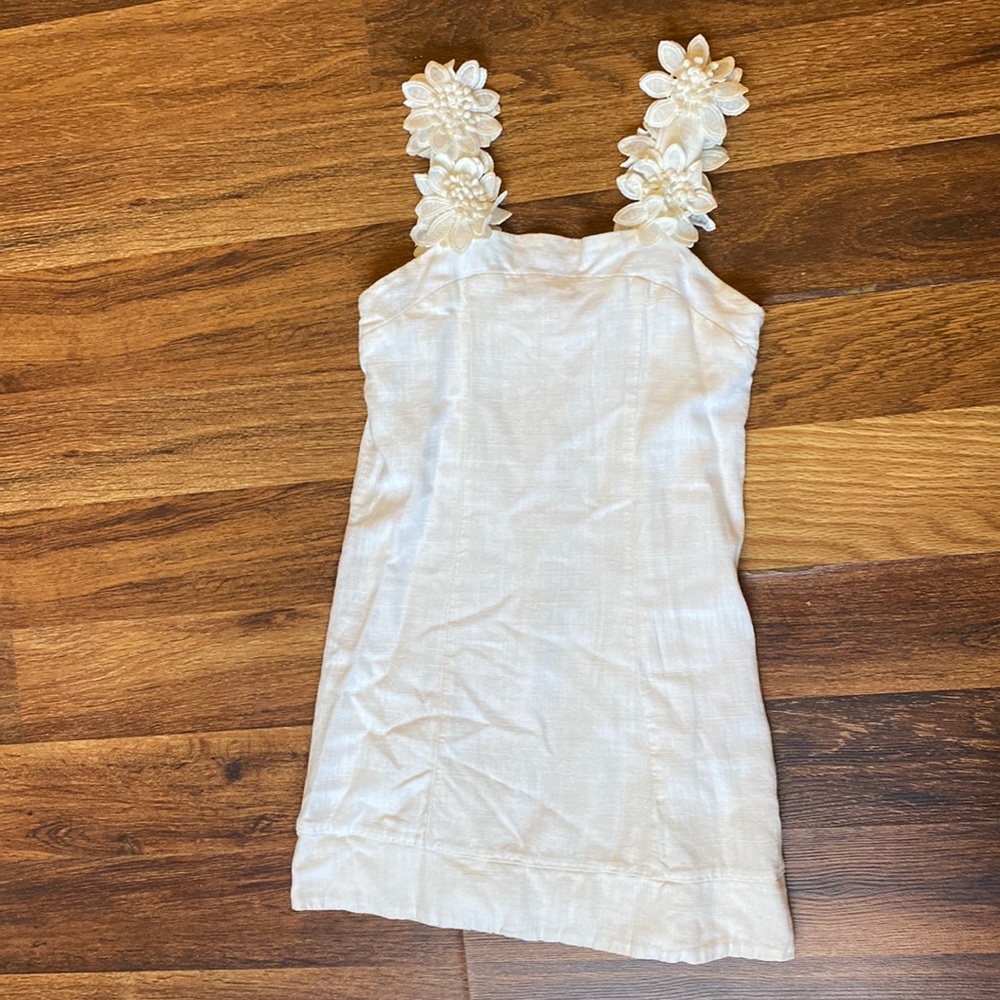 GB Girls size 8 white/cream color dress New With Out Tags